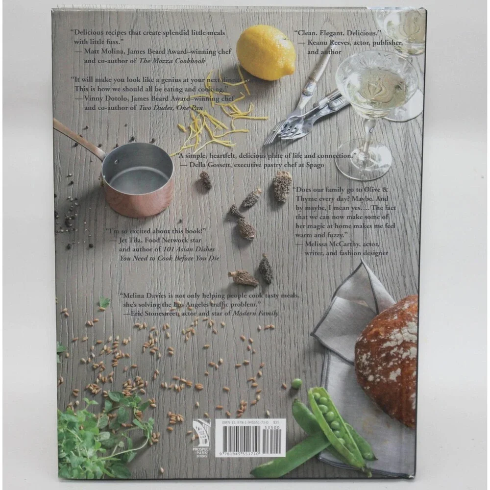 OLIVE & THYME: Everyday Meals Made Extraordinary MELINA DAVIES 2020 Cookbook HC
